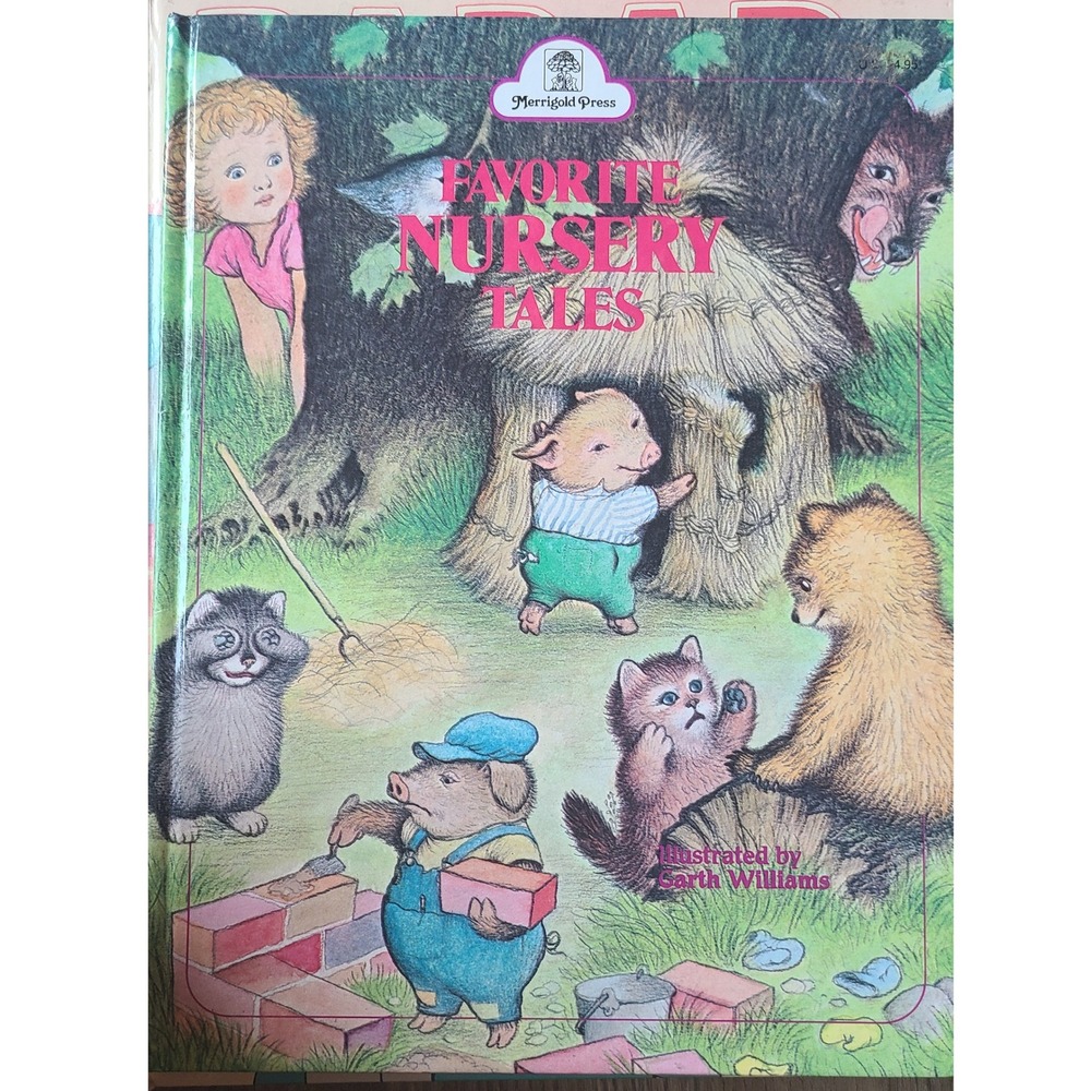 Favorite Nursery Tales Garth Williams Merrigold Press Hardcover 3 Little Pigs